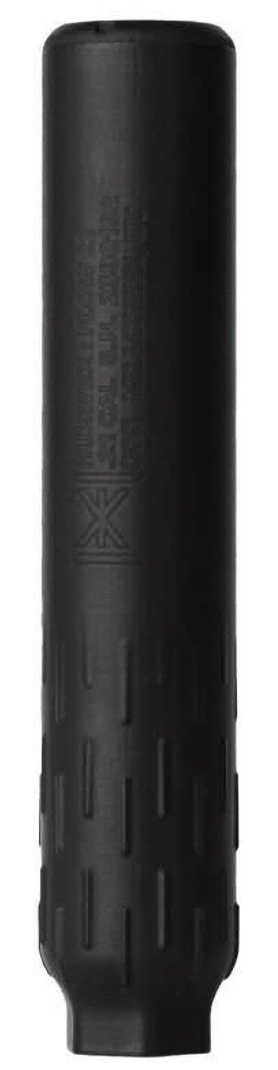 HUXWRX FLOW 22 TI BLACK DIRECT THREAD 1/2-28 TPI SUPPRESSOR