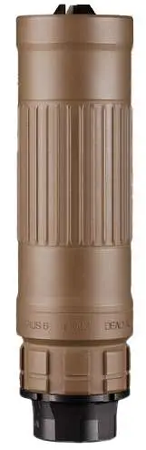 DEADAIR LAZARUS 6 XENO FDE 6MM SILENCER W/ XENO ADPTR 1/2-25 XEN 3PRONG