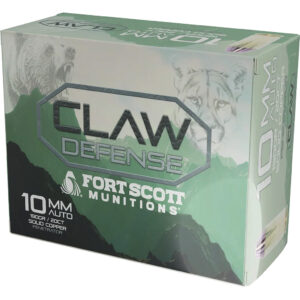 Fort Scott Munitions Claw Defense Handgun Ammo 10mm 190 gr. 20 rd.