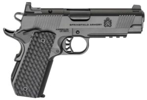 SPRINGFIELD ARMORY 1911 TRP AOS 9MM PISTOL 4.25" BLACK CARRY CUT, RAIL, 3-9RD MAGS