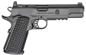 SPRINGFIELD ARMORY 1911 TRP AOS 9MM PISTOL 5" BLACK CARRY CUT, RAIL 3-9RD MAGS