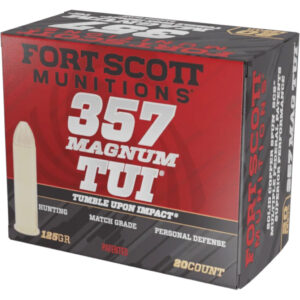 Fort Scott Munitions Pistol Ammo 357 Mag. 125 gr. TUI 20 rd.