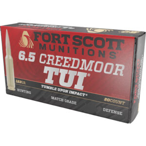 Fort Scott Munition Rifle Ammo 6.5 Creedmoor 123 gr. TUI 20 rd.