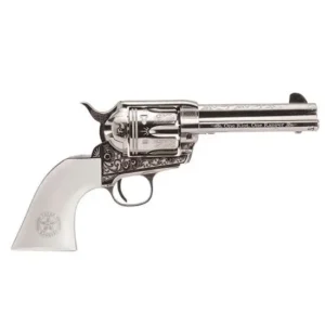 CIMARRON TEXAS RANGER FRONTIER 45LC REVOLVER NICKEL ENGRAVED