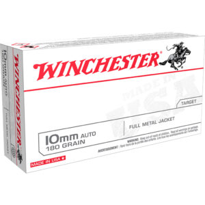 Winchester USA Pistol Ammo 10mm 180 gr. FMJ 50 rd.