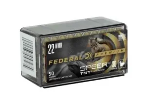 FEDERAL 22 MAG 30GR SPEER TNT - JHP "V-SHOK" 50 RD/BX 60 BX/CS