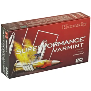 HORNADY SUPERFORMANCE VARMINT 222REM 50G VMAX 20RD BX 200RD CASE