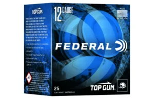 FEDERAL TOP GUN 12GA 2-3/4” 1OZ 1,250 FPS 8 25 RD/BX 10 BX/CS