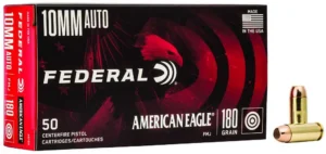FEDERAL 10MM AUTO 180GR FMJ 50 RD/BX 20 BX/CS