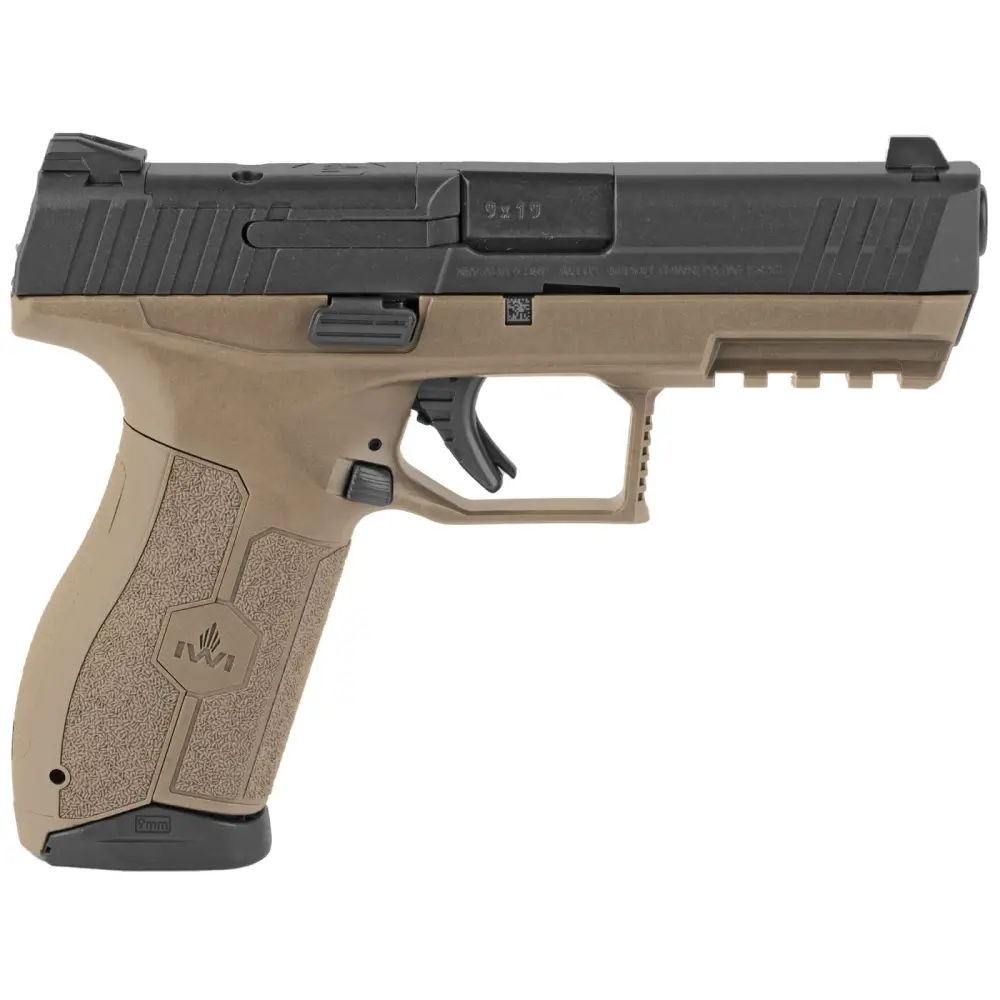 IWI MASADA 9MM 4.1" FDE 2-17RD MAGS