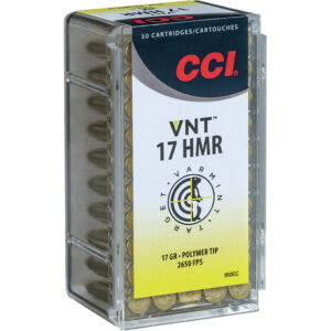CCI Varmint VNT Rimfire Ammo 17 HMR 17 gr. Varmint Tipped 50 rd.