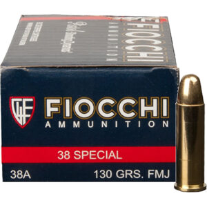 Fiocchi Shooting Dynamics Pistol Ammo 38 Spl 130 gr. FMJ 50 rd.