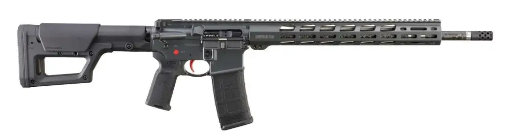 RUGER AR-556 MPR RFL 18" CRBON BBL, 223 WYLDE, MAGPUL PRS STOCK, MOE K2 GRIP - Image 3