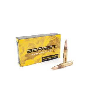 Berger Match Grade Rifle Ammunition 308 Winchester 175gr OTM Tactical 20/rds