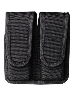 Bianchi Model 7302H AccuMold Double Magazine Pouch for Glock 20 21 Hidden Snap Black
