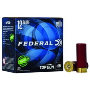 FEDERAL TOP GUN 12 GA 2 3/4 IN 1 1/8OZ 1200 FPS 8 PAPER WAD SS AMMO 25RD