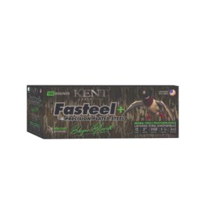 Kent Fasteel+ Precision Plated Steel Bayou Blend Shotshells 12ga 3" 1-1/4oz 1450 fps #3 & #5 100/ct