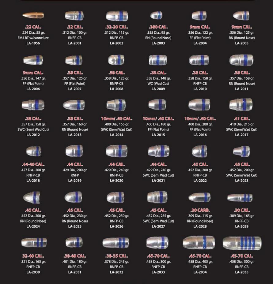 Lightning Ammo Lead Cast Handgun Bullets .38 Cal .358" 125 gr RNFP-CB 100/ct Box