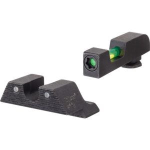 Trijicon DI Small Frame Night Sight Set Green with Black Outline Front and Rear- for Glock 42 43 43X & 48