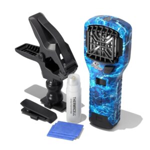 Thermacell MR300 Portable Mosquito Repeller Mossy Oak Fishing Bundle with Clamp