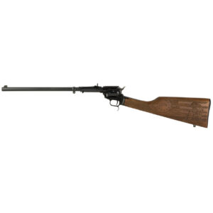 HERITAGE ROUGH RIDER RANCHER 22LR BLK 16" 6RD WOOD ENGRAVED STOCK