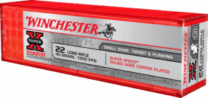 WINCHESTER SUPER-X HV 22LR 40GR PRN 100RD/BX