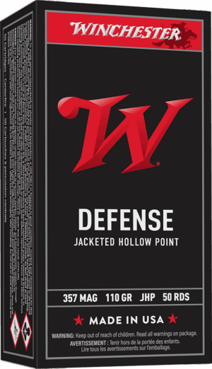 WINCHESTER .357 110GR JHP 50RDS BRASS