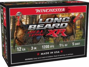 WINCHESTER LONG BEARD XR 12G 3" 1-3/4OZ 5SHT 10RD BX 100RD CASE