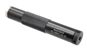 INLAND MFG AM22 .22 CAL SUPPRESSOR BLACK 1/2X28 THREAD ALUMINUM CORE