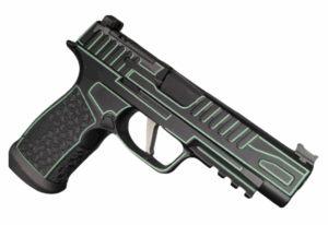 SIG SAUER P365 FUSE 9MM 4.3" BLACK/LIME GREEN OUTLINE O.R. 1-17RD, 2-21RD