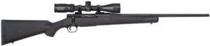 MOSSBERG PATRIOT 350 LEGEND RIFLE 22" T.B. BLACK SYNTHETIC, 4RD MAG, VORTEX 3-9X40 SCOPE