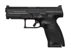 CZ P-10 C OPTICS READY 9MM PISTOL BLACK REVERSE MAG CATCH 2-15RD MAGS