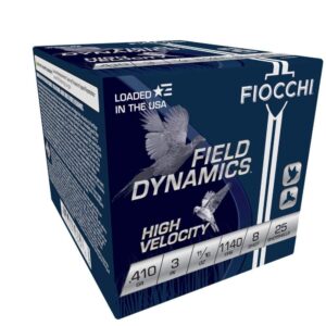 Fiocchi High Velocity - .410ga 3" #8-Shot 11/16oz. 25/rd