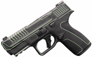 SMITH & WESSON M&P 9 SHIELD X NTS BLACK/LIME GREEN PISTOL 3.6" N.S. 1-13RD, 1-15RD MAG