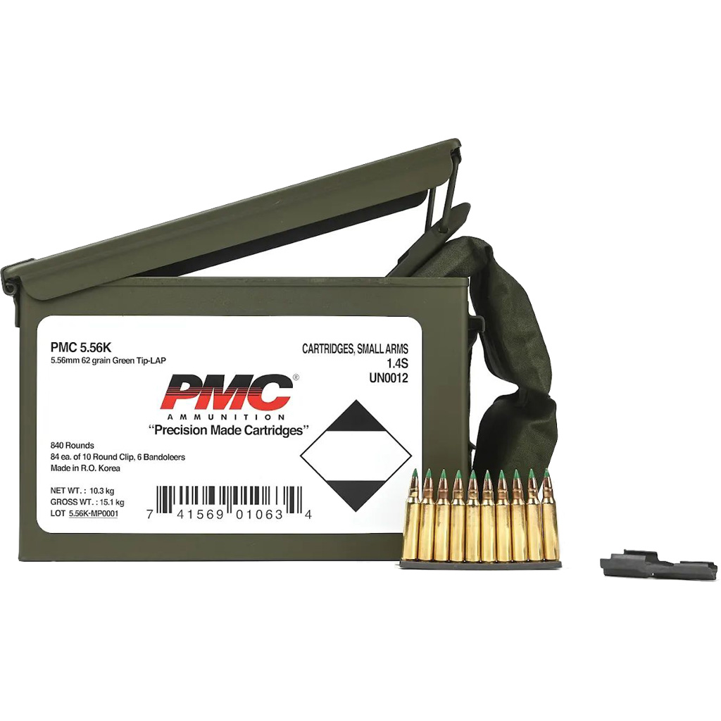 PMC X-Tac Rifle Ammo Metal Box 5.56 62 gr. FMJBT 840 rd. - Image 2