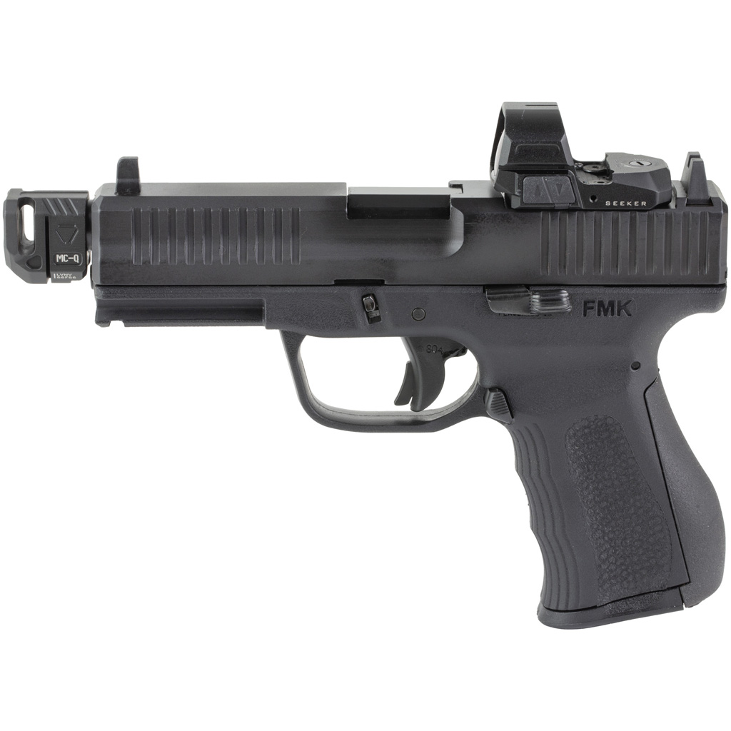FMK G3 Strike Threaded Barrel Pistol 9mm 4.5 in BLK w/Comp, Red Dot, Sup Sight 14/17rd - Image 2
