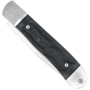 CobraTec Trapper Hidden Release Folding Knife Auto Folding Blade Black