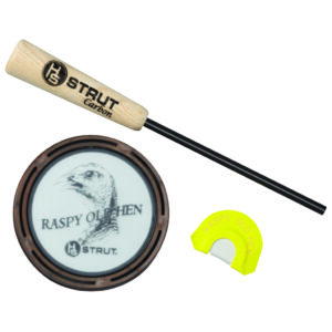 Hunters Specialties Raspy Old Hen Turkey Call Glass Pot Call