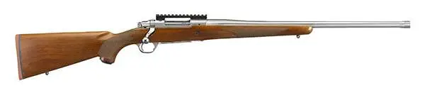 RUGER HAWKEYE HUNTER 7MM REM MAG BOLT RFL 24" STS THRDED BBL, AMERICAN WALNUT 3RD - Image 2