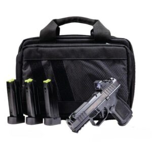 Rost Martin RM1C Comp Handgun Bundle 9mm Luger 10rd Magazines(4) 4" Barrel Black Viridian Red Dot Pistol CA Compliant