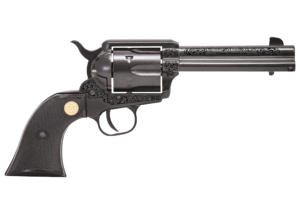 CHIAPPA 1873 REVOLVER SAA 22LR PISTOL BLACK 4.75" ENGRAVED FRAME