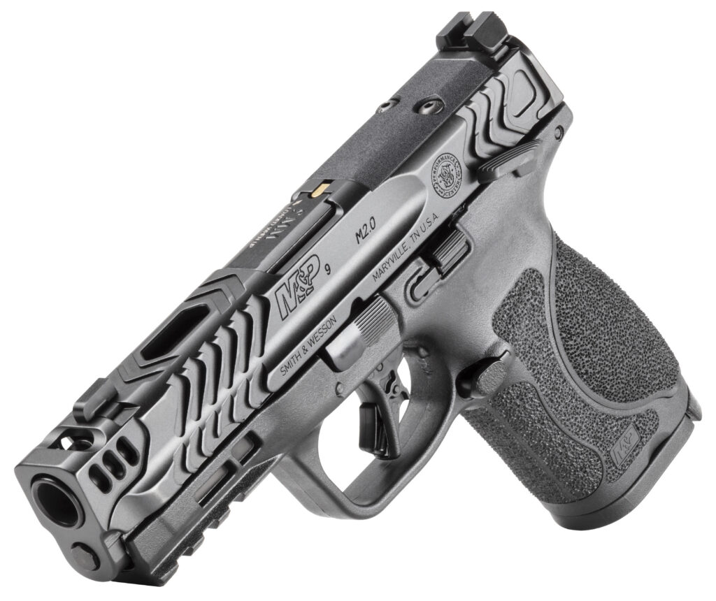 SMITH & WESSON PC M&P 9 M2.0 COMPACT CARRY COMP 9MM PISTOL BLACK, O.R. TS 2-10RD CA COMPLIANT